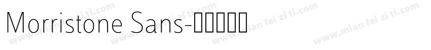Morristone Sans字体转换